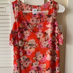 CAbi Lush Cold Shoulder Blouse